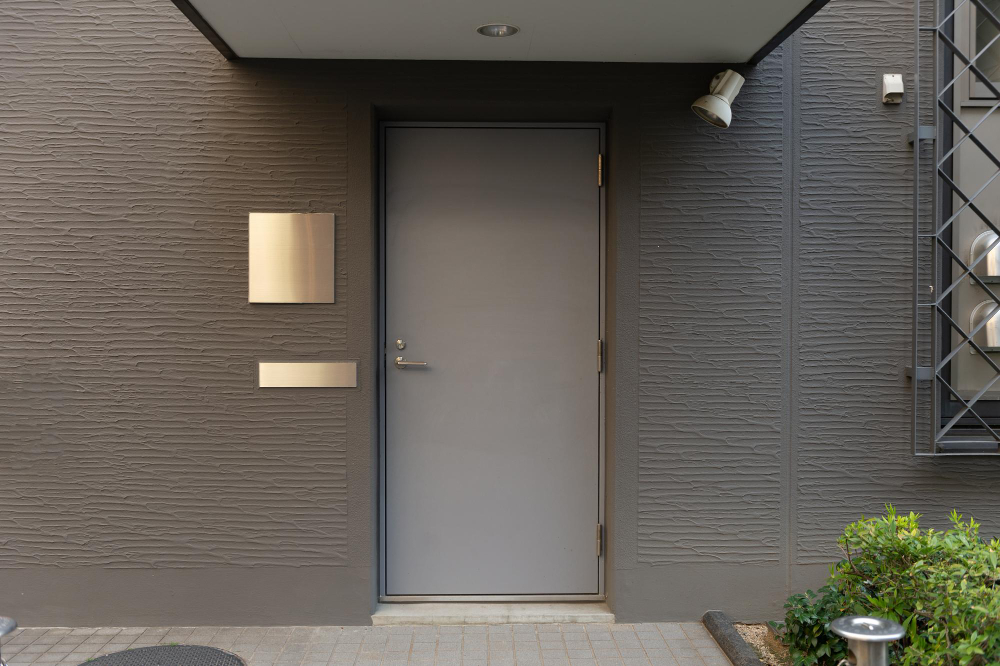 Cedar Rapids Solid Steel Front Door